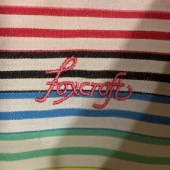 🌺 FOXCROFT Multicolored No-Iron Striped Shirt 12 - Picture 8 of 16